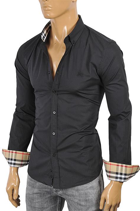 branded formal shirts burberry|burberry shirt long sleeve.